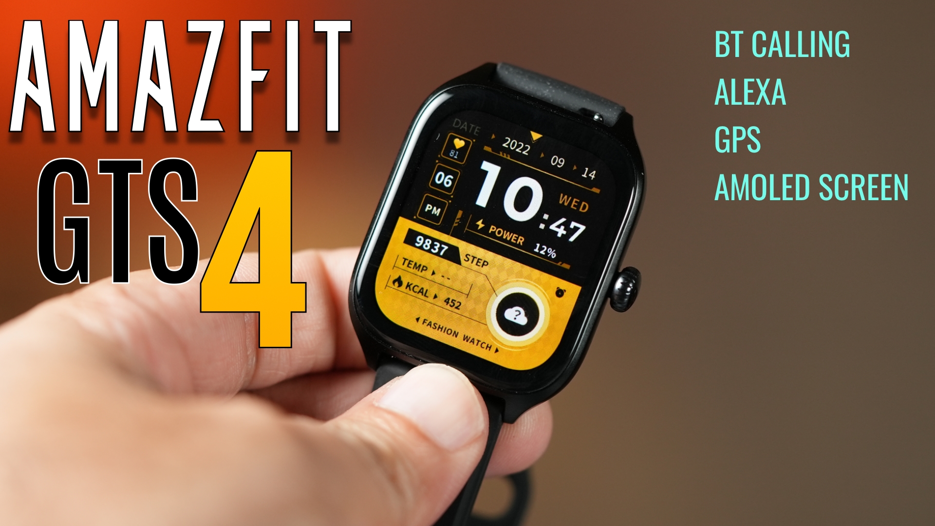 Amazfit GTS 4 the fully loaded smartwatch