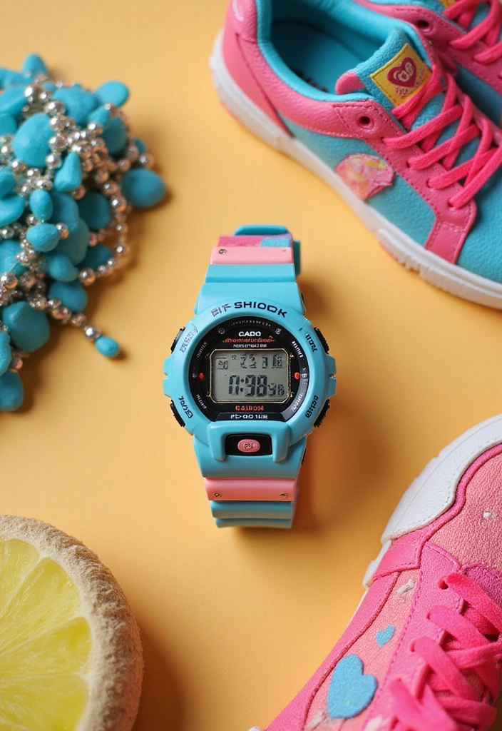 11 Retro Casio Watches That Are Making a Comeback (You’ll Be Surprised by #3!) - 9. Casio F108WHC-3A: Colorful Fun