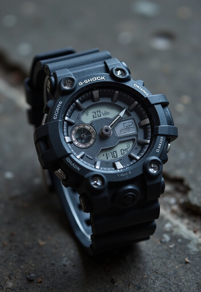 5 Chronograph Casio Watches That Are Perfect for Sports Lovers (Check Out #2!) - 1. Casio G-Shock GA100-1A4