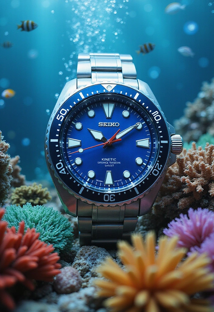 9 Creative Mechanical Watches That Redefine Timekeeping as Art! - 2. The Nature-Inspired Twist: Seiko’s Kinetic Diver