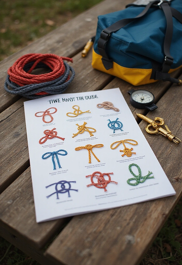 16 Outdoor Gadgets Every Adventurer Needs (Wait Until You See #5!) - 11. Knot Tying Guide