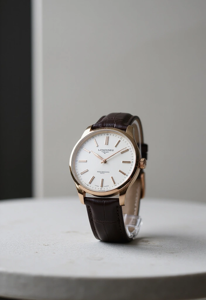 10 Stunning Replica Watches That Look Just Like the Real Thing (You Won't Believe #5!) - 7. The Sleek Minimalism: Longines Master Collection Replica