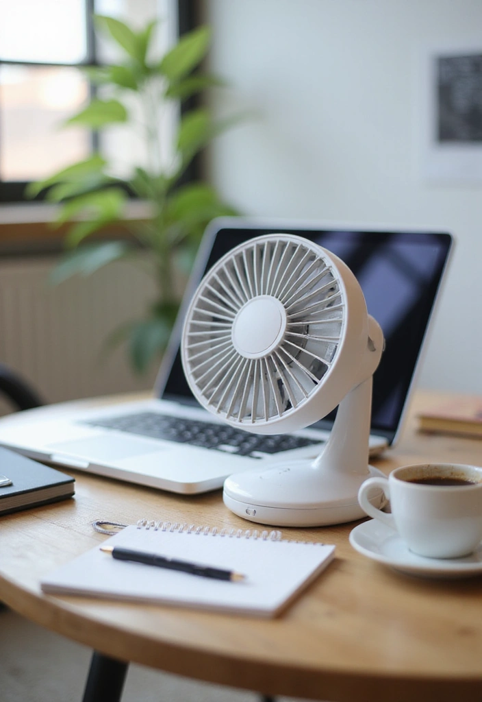 22 Office Gadgets That Will Make Your Work Life So Much Easier (You Won't Believe #12!) - 19. USB Desk Fan