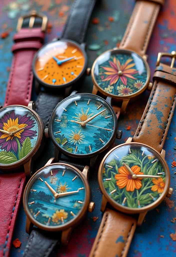 11 Custom Mechanical Watches That Are as Unique as You Are! - 5. Artistic Expression: Custom Designed Dials