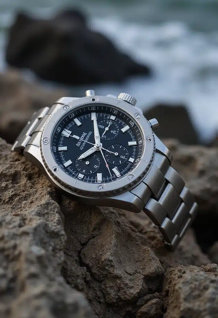 9 Must-Have Men's Watches That Make a Statement (You’ll Love #2!) - 2. The Bold Stainless Steel Chronograph