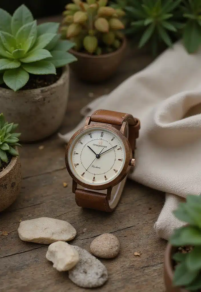 14 Fashion Mechanical Watches That Will Elevate Your Style Game Instantly! - 10. Sustainable Chic: Eco-Friendly Watches