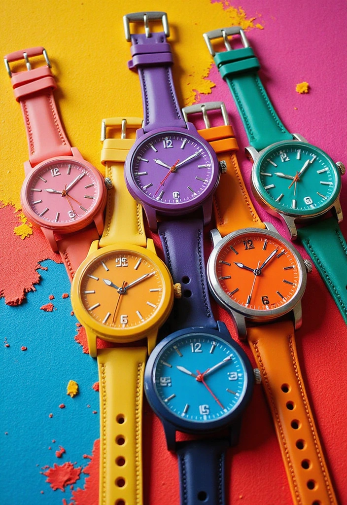 11 Custom Mechanical Watches That Are as Unique as You Are! - 9. Color Customization: Brighten Up Your Watch