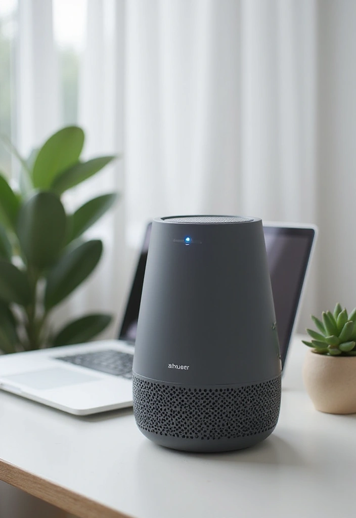 22 Office Gadgets That Will Make Your Work Life So Much Easier (You Won't Believe #12!) - 11. Desktop Air Purifier