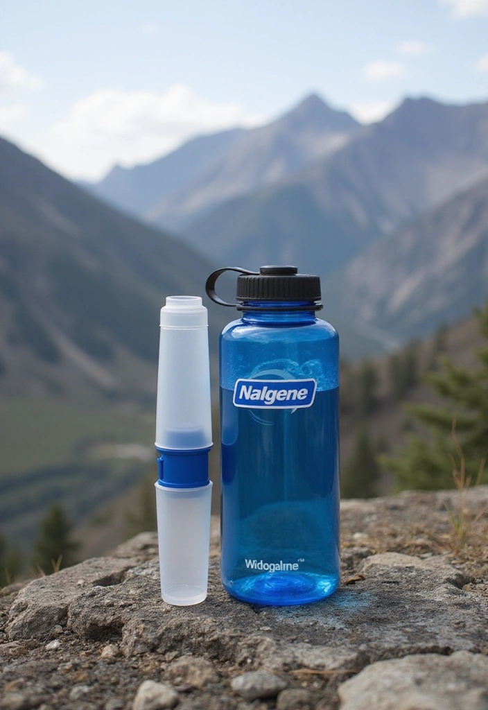 13 Water Bottle Filters That Will Ensure You Stay Hydrated and Safe Anywhere! - 13. Nalgene Wide Mouth Bottle with Filter Adapter