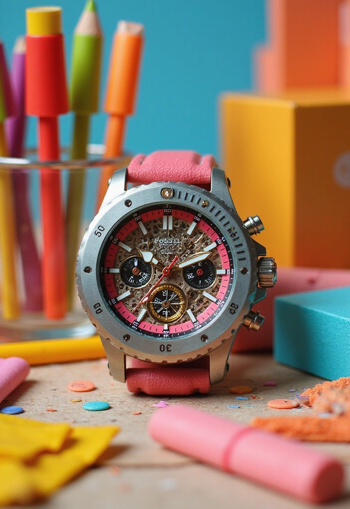15 Affordable Mechanical Watches That Look Way More Expensive Than They Are! - 15. Fossil Mechanical: Trendy and Fun