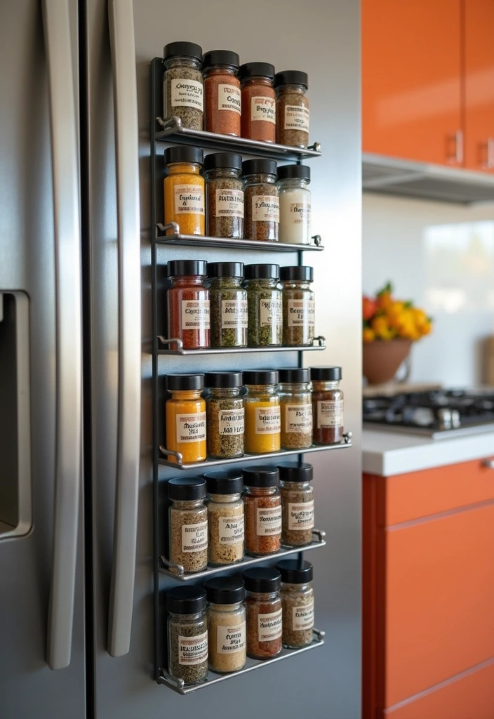13 DIY Gadgets That Will Make You Say 'Wow!' (Number 2 Is Totally Unique!) - 3. Magnetic Spice Rack