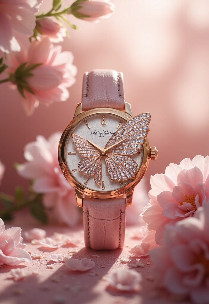 9 Creative Mechanical Watches That Redefine Timekeeping as Art! - 6. The Mechanical Butterfly: Harry Winston Opus 14