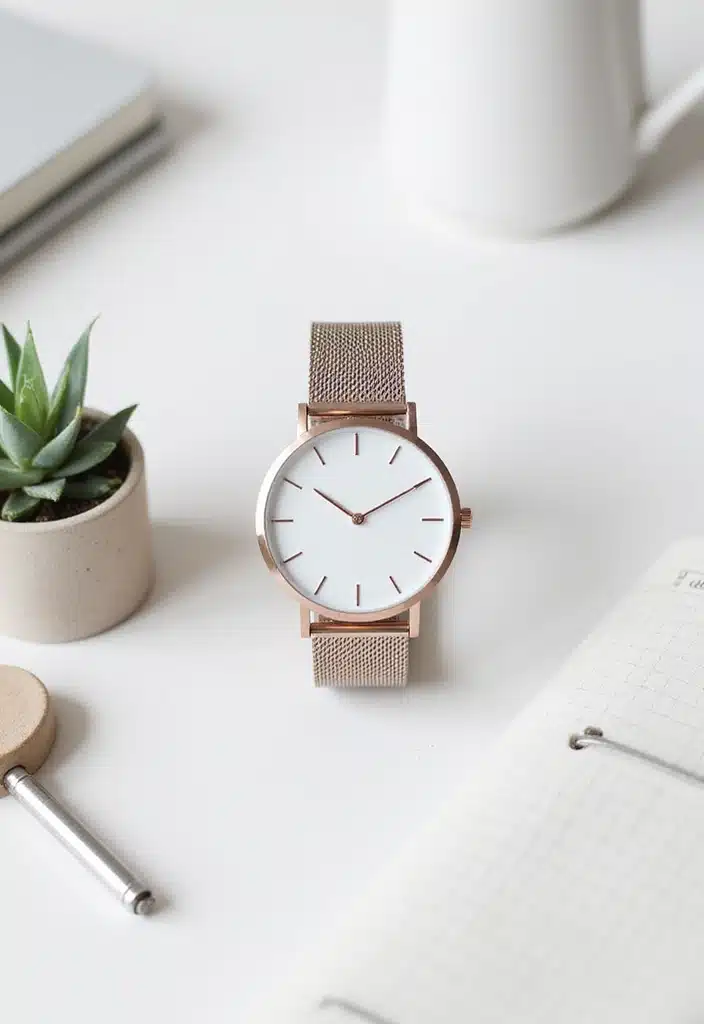 14 Fashion Mechanical Watches That Will Elevate Your Style Game Instantly! - 8. Minimalist Mastery: Simple Yet Chic Watches