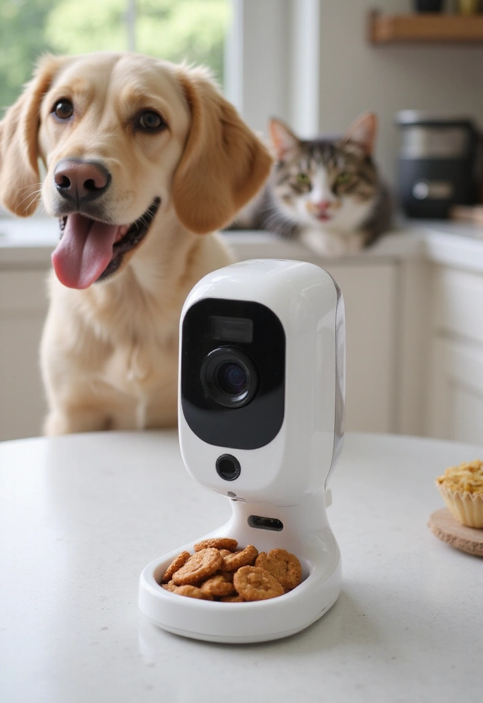 11 Pet Gadgets That Will Make Your Furry Friend's Life Amazing (You'll Love #3!) - 1. Pet Camera with Treat Dispenser