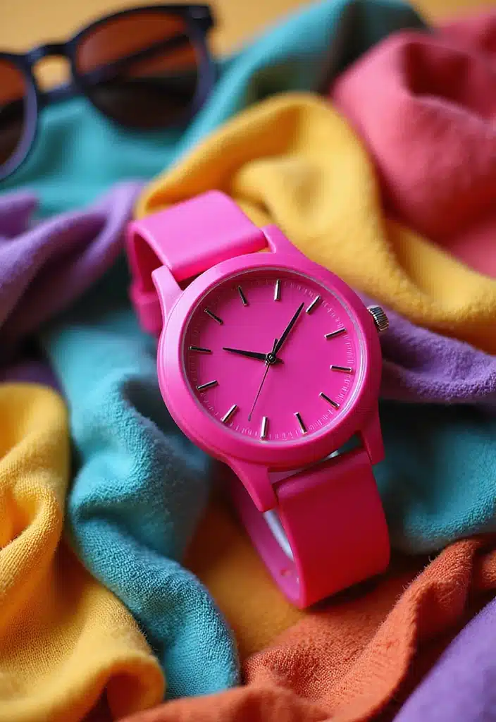 14 Fashion Mechanical Watches That Will Elevate Your Style Game Instantly! - 7. Trendy Colors: Bold and Bright Watches