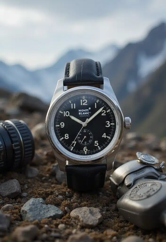 15 Vintage Mechanical Watches Making a Comeback in India 2025 (You'll Love #7!) - 9. Montblanc 1858 - A Heritage of Exploration