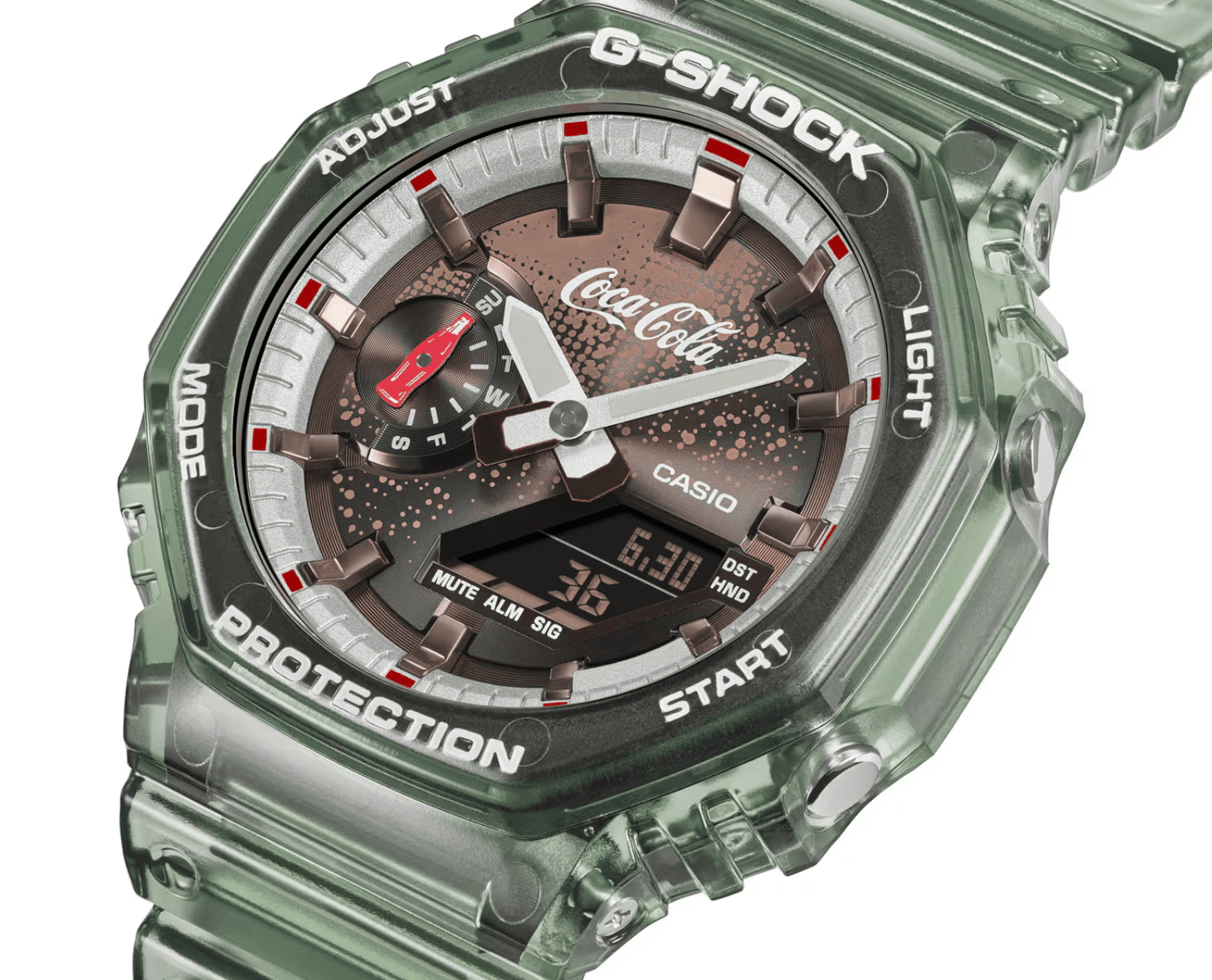 G-SHOCK x Coca-Cola GA-2100CC-3A: The CasiOak Gets a 140-Year-Old