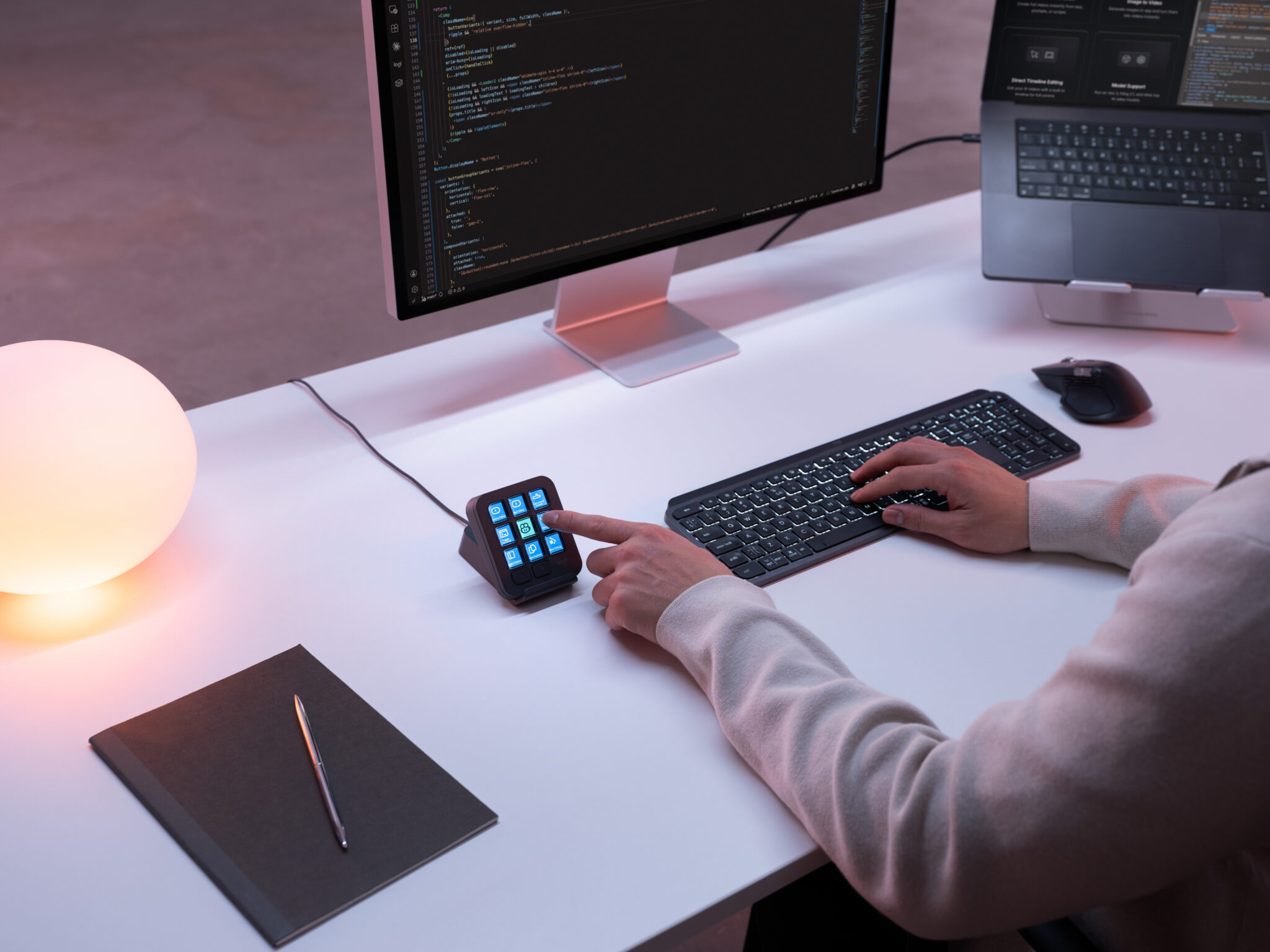Logitech MX Keypad app adaptive programmable keys