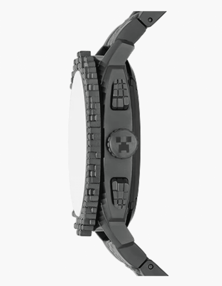 Minecraft x Fossil Limited Edition The Nether Chronograph Watch side