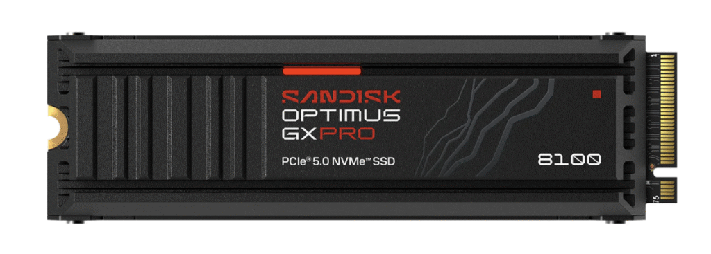 SANDISK Optimus GX PRO 8100 NVMe™ SSD 1TB, M.2 2280, With Heatsink