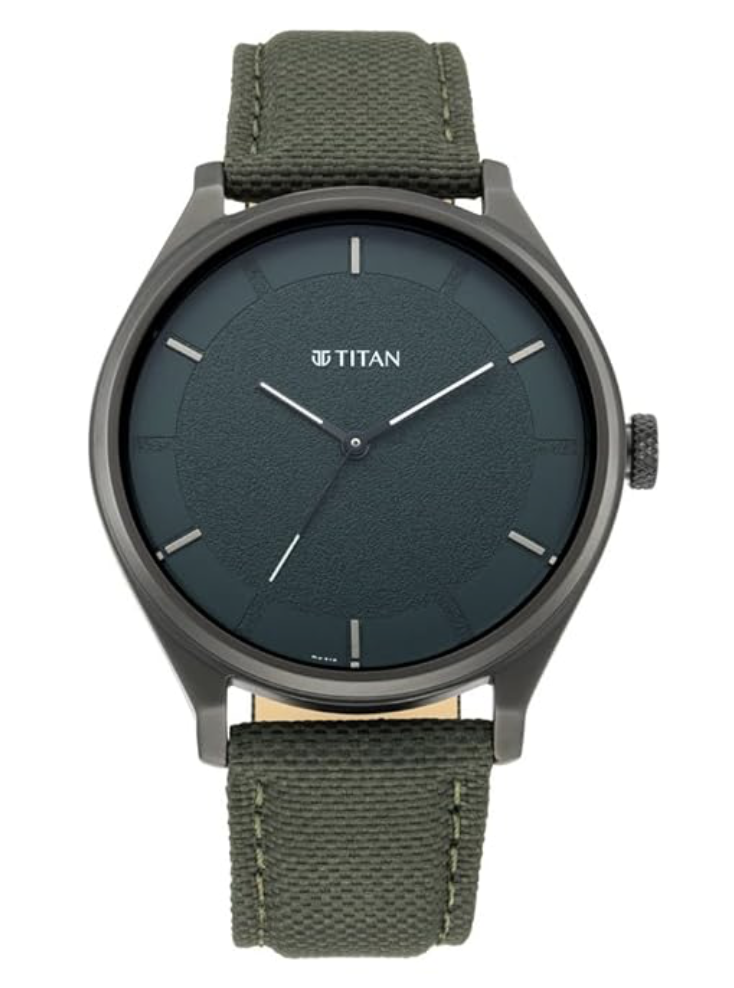 Titan Workwear Quartz Analog Hunter Green Dial Olive Green