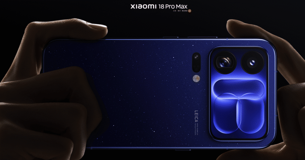 xiaomi 18 pro max blue