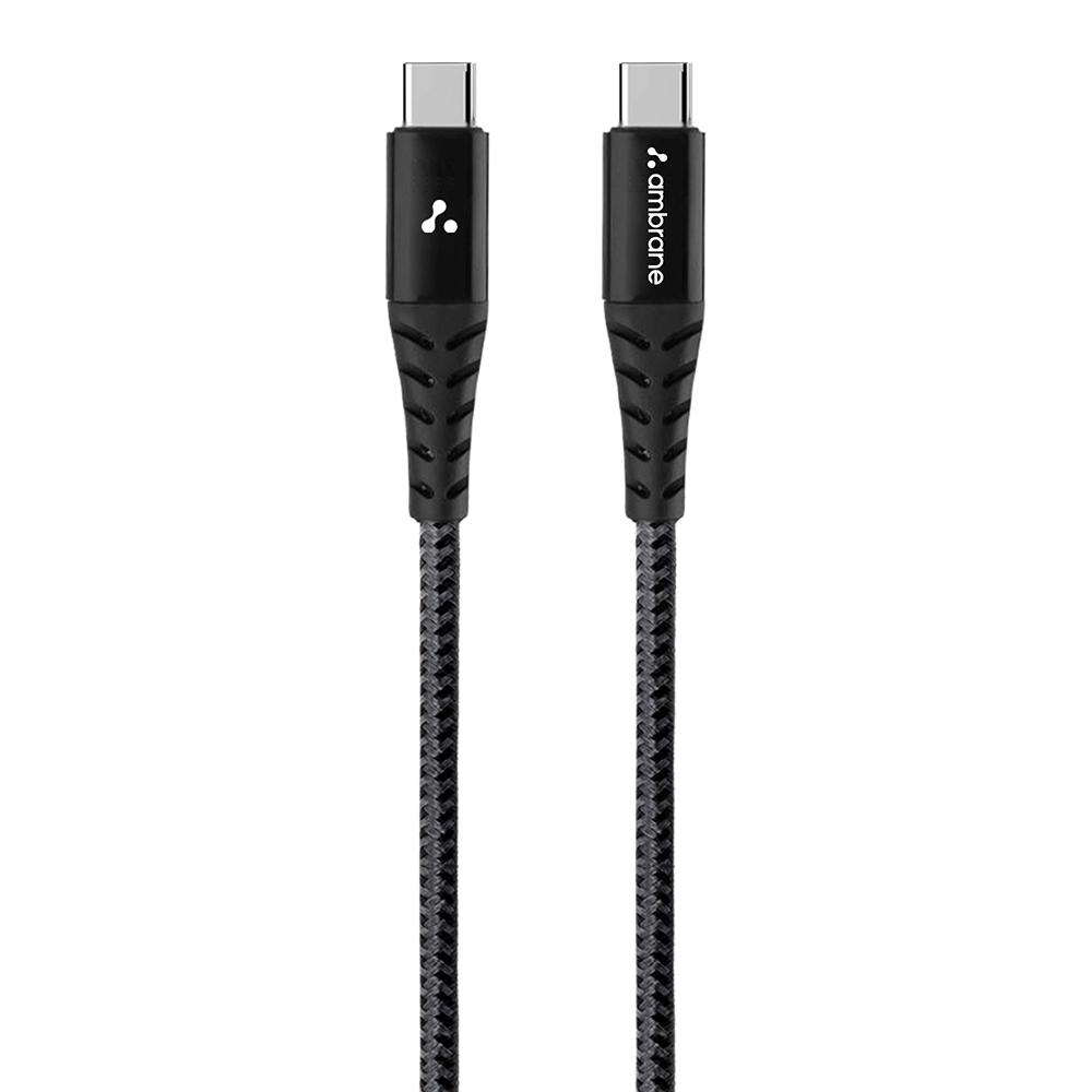 Ambrane ABCC-100 100W braided USB-C to USB-C cable