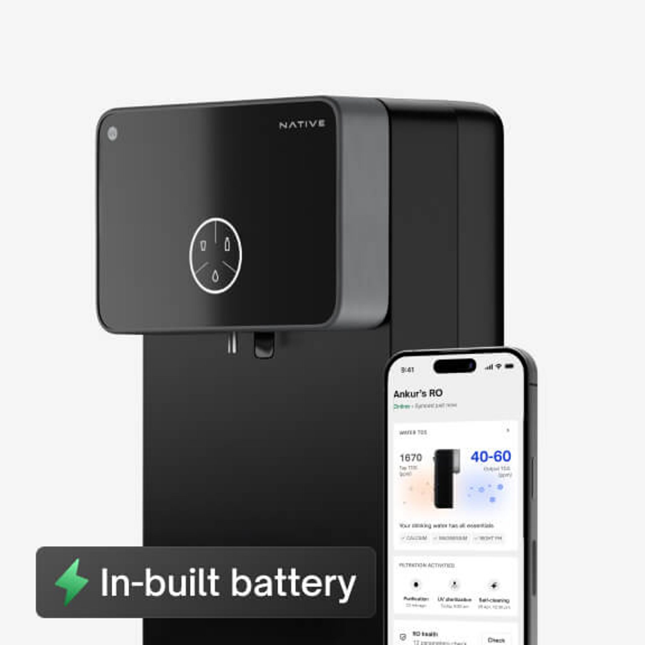 Native M2 Pro RO water purifier
