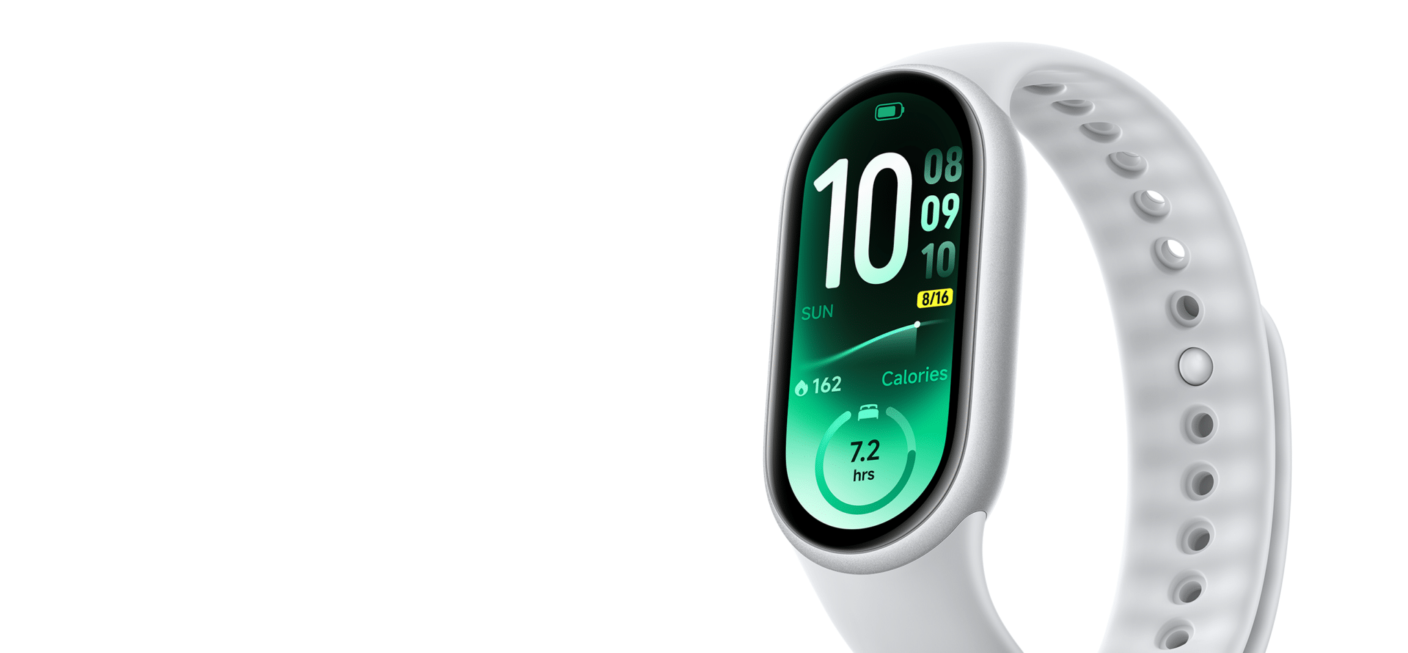 Xiaomi Smart Band 11 Glacier Silver front view