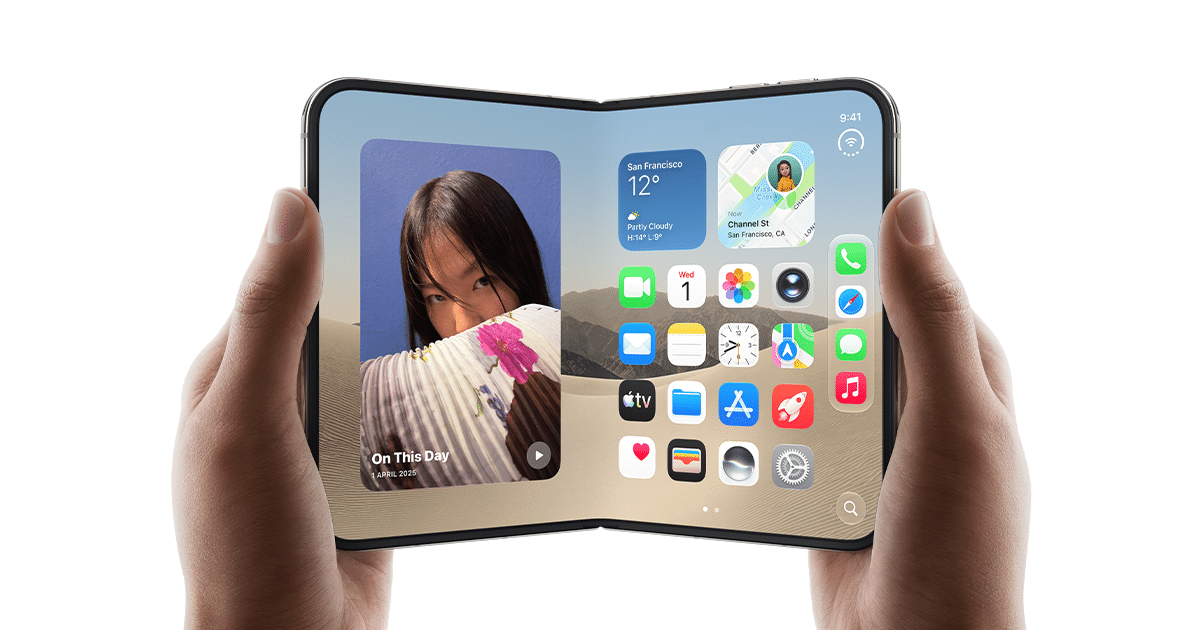 Apple iPhone Duo foldable official product image