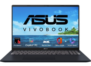 ASUS Vivobook 16 representative supplied product image; exact advertised configuration unverified