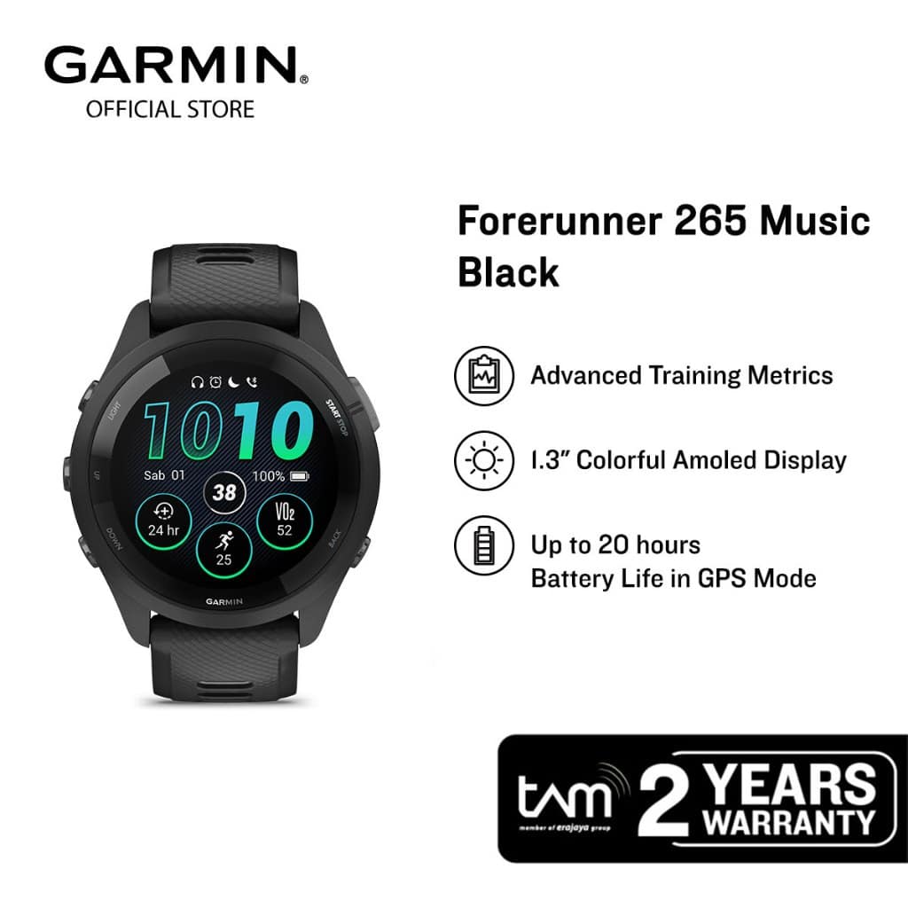 Garmin Forerunner 265 Music Smartwatch