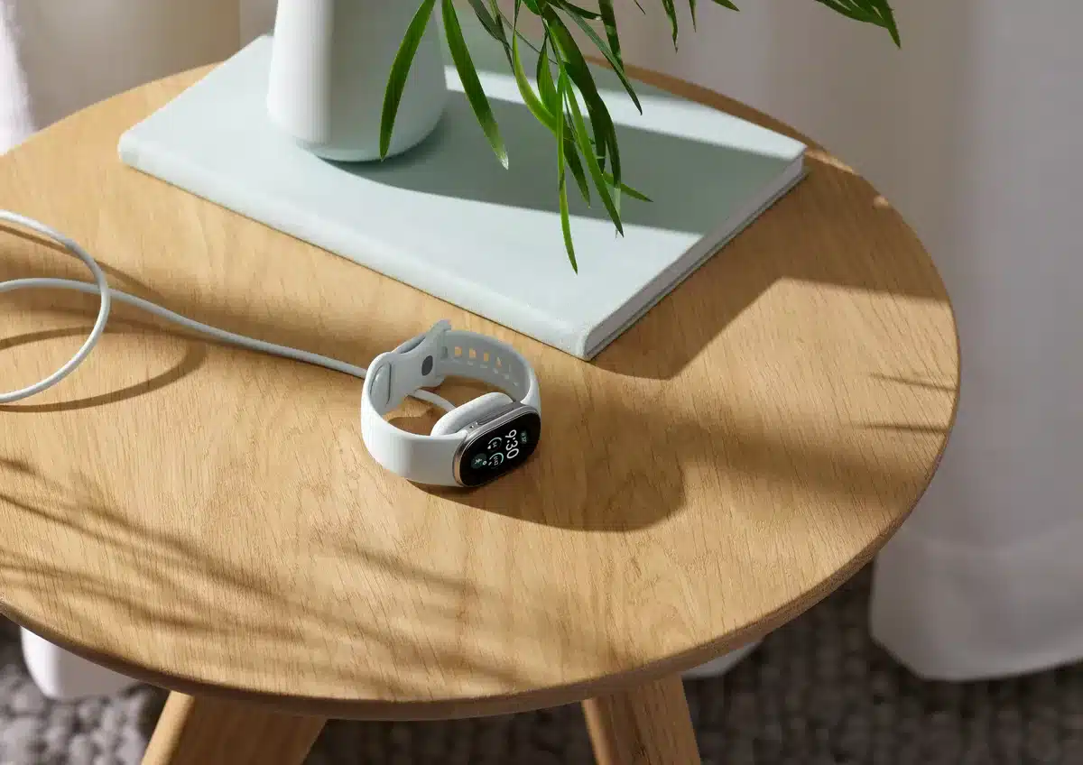 Google Fitbit Edge fitness tracker close-up