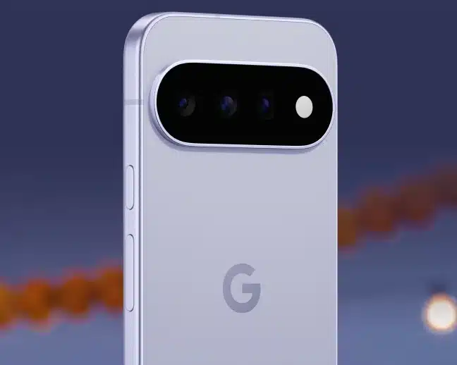 Rear camera and back of Google Pixel 11 in the Diwali sale campaign
