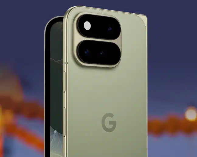Google Pixel 11 Pro Fold partially open in the Diwali sale campaign