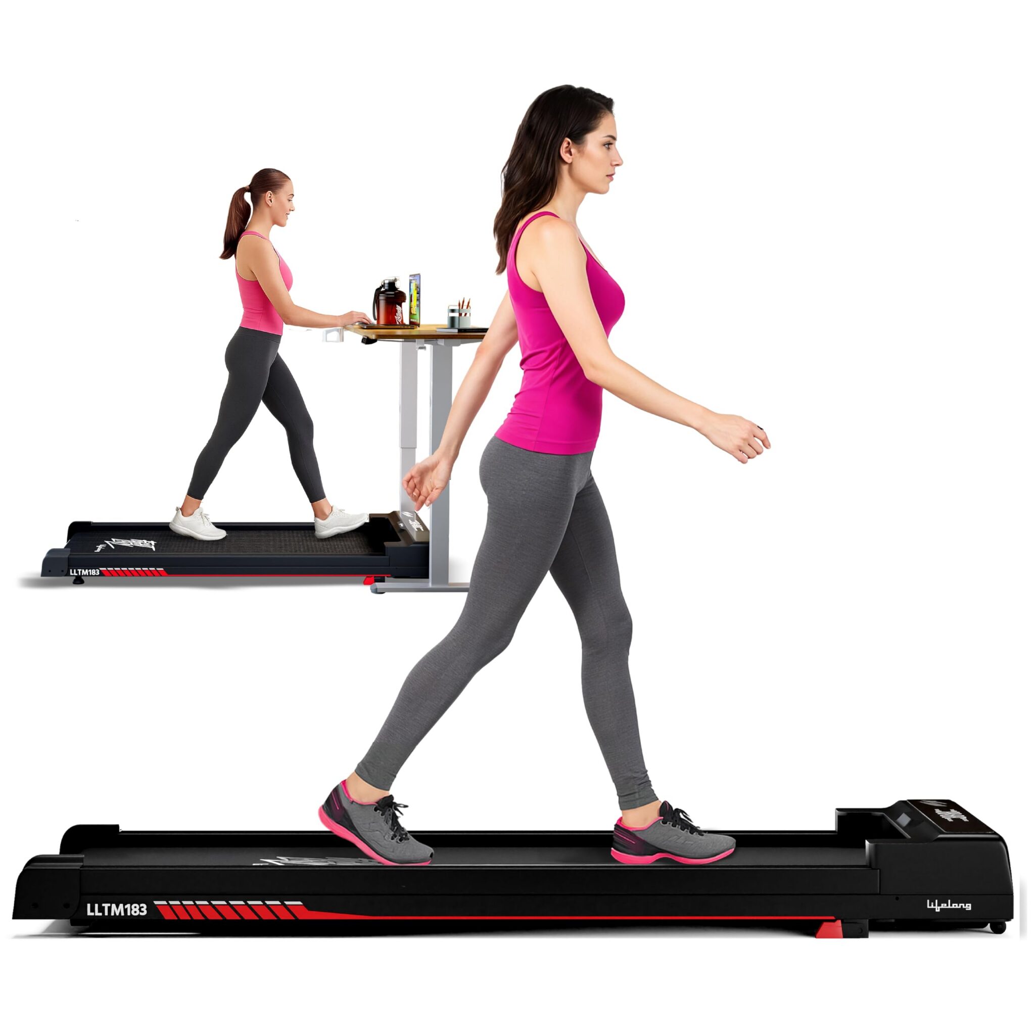 Lifelong Fit Pro 3HP Walking Pad Treadmill