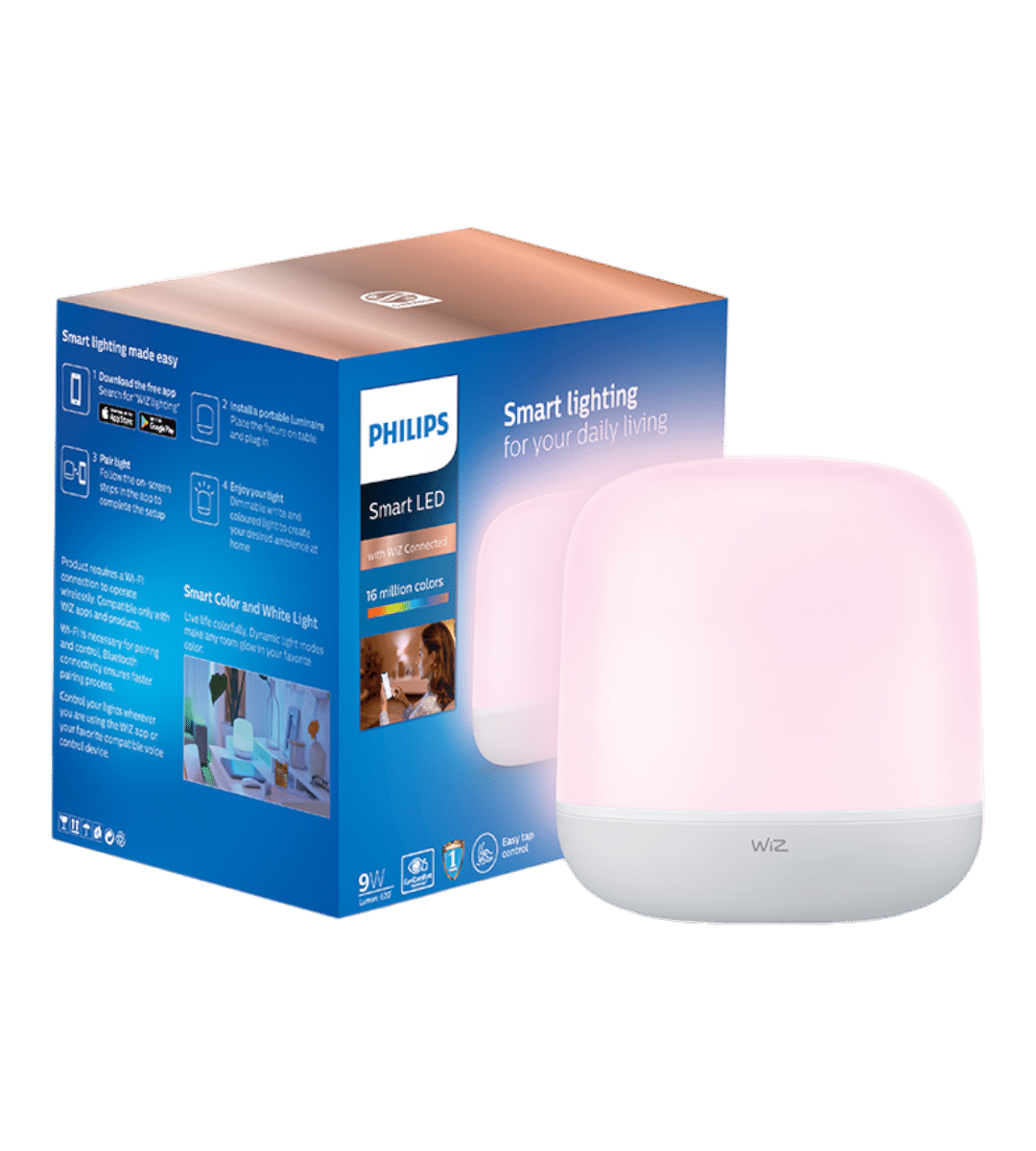 Philips Hero smart WiFi desk lamp with pink light