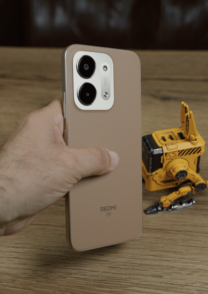 redmi 17c leather back